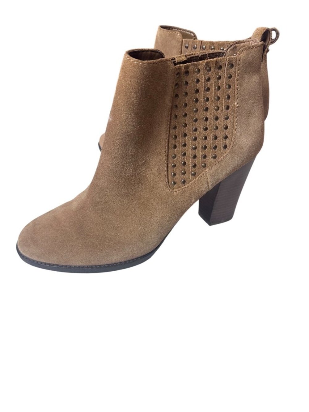 Antonio Melani tan leather heeled ankle boots size 10M
